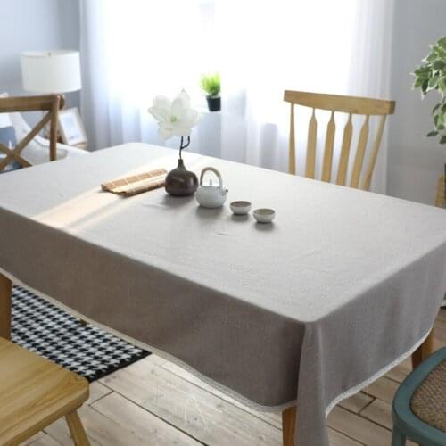 New product Pure West Restaurant Cotton Table cloth Japanese-style Simple Modern Cafe table cloth