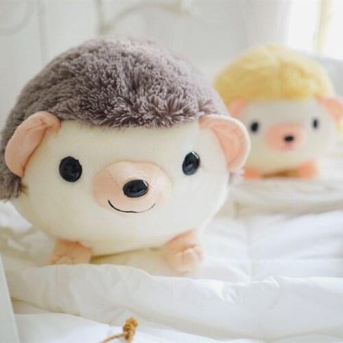 New creative Simulation cute little lying hedgehog 32/40cm lifelike favorite soft Soothing Pillow good quality birthday gift