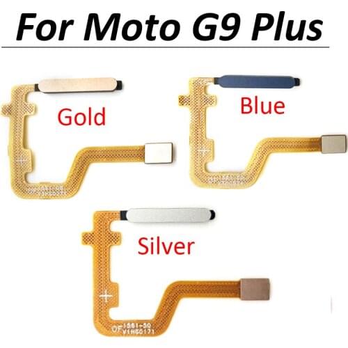 Repair Fingerprint Scanner For Moto G9 Plus ID Home Button Fingerprint Menu Return Key Recognition Sensor Flex Cable