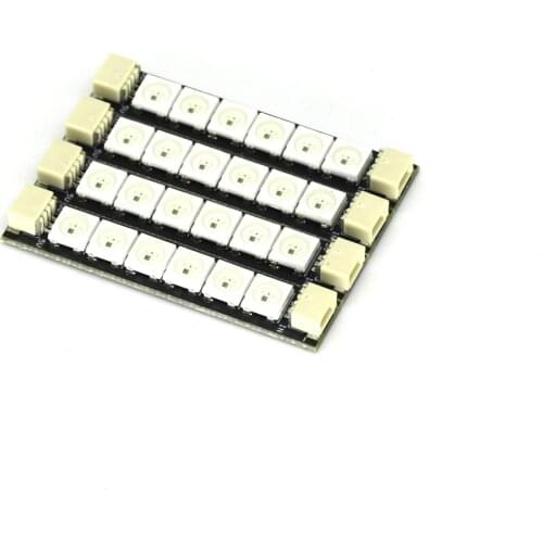 SKYSTARS System WS2812ARM-6 5V WS2812 LED Strip 4PCS RC Night Light w/ 6 Lamps for RC Drone FPV Racing