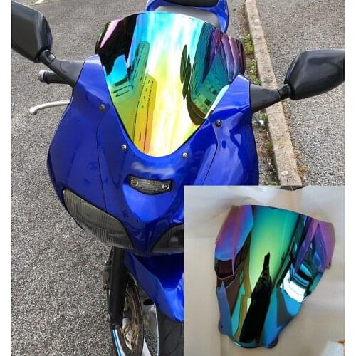 Windscreen For 1999 2000 2001 2002 Suzuki SV650 SV650S SV 650 S Wind Screen Deflectors Windshield Smoke Iridium Blue