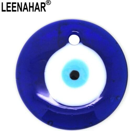 1PC Islam 50MM Blue Turkish Eye Talisman Pendants DIY Greek eye wall decor Protection for Success and good Luck