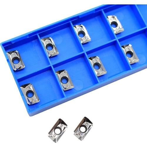 10pcs APKT1135 MA H01 Aluminum Carbide Inserts Milling for Face Mill BAP 300R Milling Cutter Aluminum Copper Tool