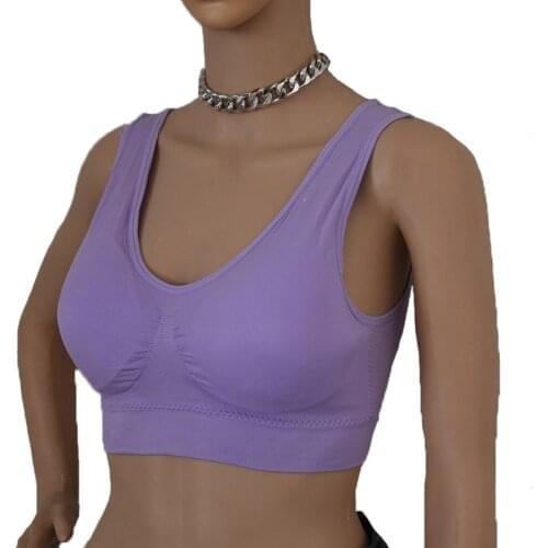 3PCS/lot Seamless Bra With Pads Plus Size Bras Women Active Bra Wireless Brassiere Push Up Big Size Vest Wireless 5XL 6XL