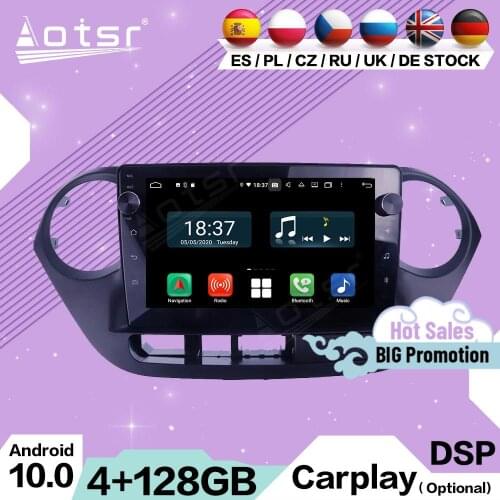 4+128G Carplay Multimedia Stereo Android 10 For Hyundai I10 2013 2014 2015 2016 GPS Navi Auto Car Radio Video Receiver Head Unit