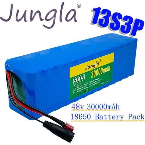 Real capacity 13s3p 48V 30ah 1000W 13s3p Li ion battery pack for 54.6V electric bicycle scooter with BMS