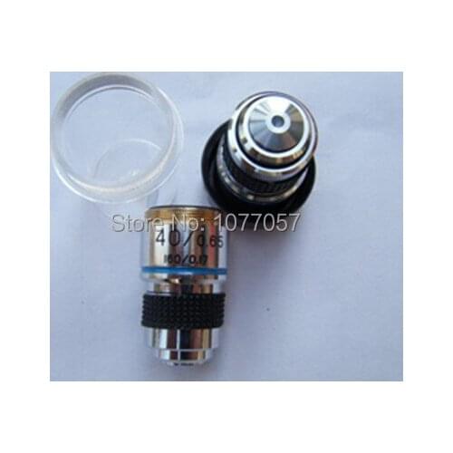 Free shipping 40x Microscope objective / achromatic Objective for student microscopes-185 series optical system