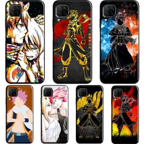 Natsu Dragneel Fairy Tail Case For Huawei P30 Lite P20 P40 Pro Mate 20 P Smart 2021 2019 Nova 5T Honor 9X 8X 10i 8A
