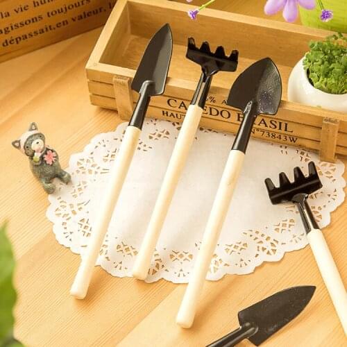 Home Succulent Plant Gardening Loosening Tools Potted Plant Set Flower Planting Shovel Flower Shovel Rake Three-Piece Set