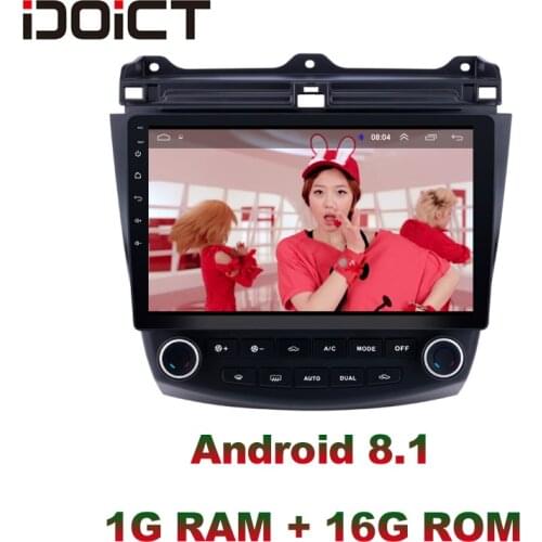 IDOICT Android 9.1 Car DVD Player GPS Navigation Multimedia For Honda Accord 7 Radio 2004-2007 car stereo head unit