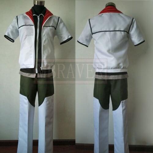 Kingdom Hearts Roxas Cosplay Costume Women Men Coat Pants Uniform Custom made any size
