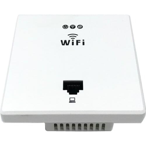 ANDDEAR White Wireless WiFi in Wall AP High Quality Hotel Rooms Wi-Fi Cover Mini Wall-mount AP Router Access Point