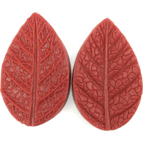 Leaves Pressed Sugar Embossed Silicone Mold Chocolate Fondant Cake Decoration Baking DIY Tool E579