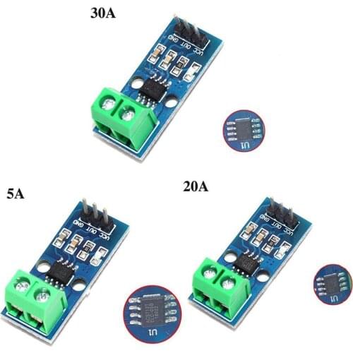1PCS New 5A 20A 30A ACS712 Module Hall Current Sensor Module for Arduino