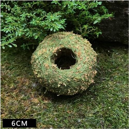 Moss Ball Pot Bird Nest Flower Plant Home Office Desk Table Garden DIY Decoration
