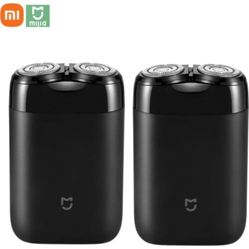 Original Xiaomi Mijia Electric Shaver 2 Floating Head Portable Waterproof Razor Shavers USB Rechargeable Steel for Men