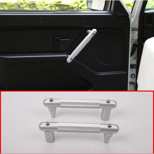 2 Pcs For LADA NIVA Aluminum Alloy Interior Door Handle Trim Car Accessories