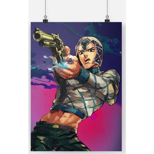 Guido Mista JoJos Bizarre Adventure anime Canvas poster Painting wall Art decor Living room Bedroom Study Decoration Prints