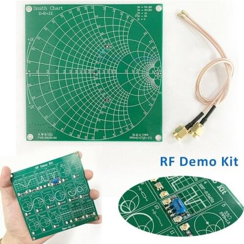 RF Demo Kit Network Analyzer Learner Tool For NanoVNA RF Test Board Vector Network Test Filter Attenuator Oscilloscope Parts