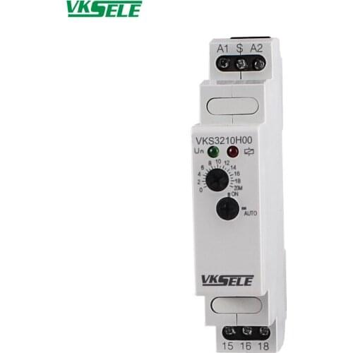 VKS3210 12V 24V 110V 220V 5A 16A Staircase light time switch SPDT one time delay relay