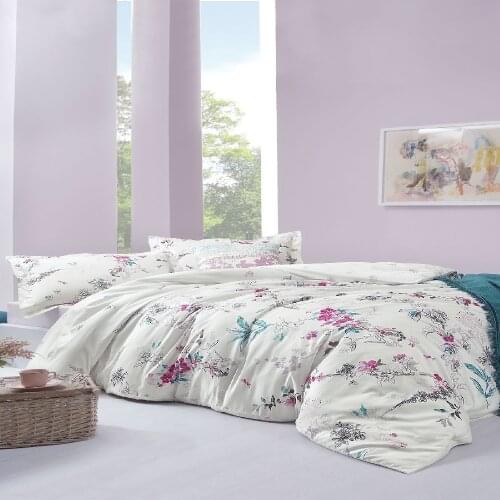 Vivien Satin Double Xl Duvet Set 100 cotton Turkish made bed sheet pillow case