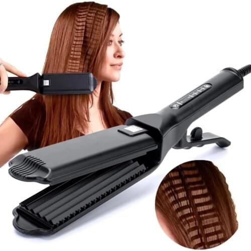 Steam Hair Straightener Flat Iron Curling Iron Ceramic Hair Straightening Iron Corrugation For Hair Ionic Hair Tools For Women