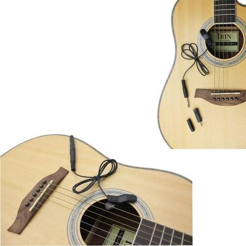 Musical Instrument Universal Pickup Clip + Conversion Head 3.5 to 6.5 + Conversion Head 3.5 To 3.5 Bus