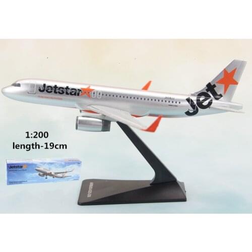 1:200 NEW ABS Plastic Air Jet JETSTAR Airbus A320 Airlines Aircraft model DIY Assembled airplane model Plane GIFT