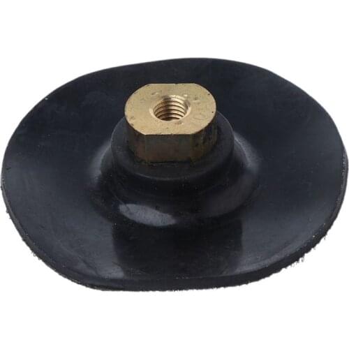 3'' 4'' M10 M14 Rubber Based Sanding and Grinding Discs Backing Holder Diamond Polishing Backer Pads Hook and Loop