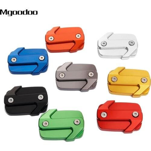 Mgoodoo Aluminum Motor Bike Front Brake Fluid Reservoir Cap Cover Universal Fit For Most Off-road Motorcycle Accessories 8 Color
