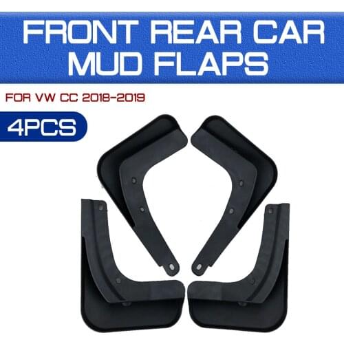 Car Front Rear Car Mudguards Fender Flares Mud Guard Flap Anti Splash Mudflaps for VW CC 2010 2011 2012 2013 2014 2015-2019