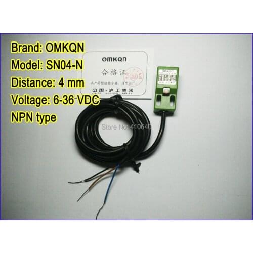 Free shipping 4mm SN04-N with 6 to 36V DC inductive Proximity Switch sensor NPN type with FREE INSTALLATION BRACKET