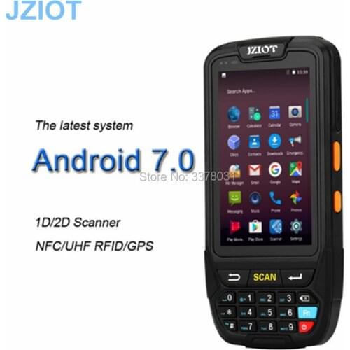 Bluetooth Rugged 4G WIFI GPS NFC Android PDA 1D 2D Barcode Scanner qr code reader handheld terminal data collector