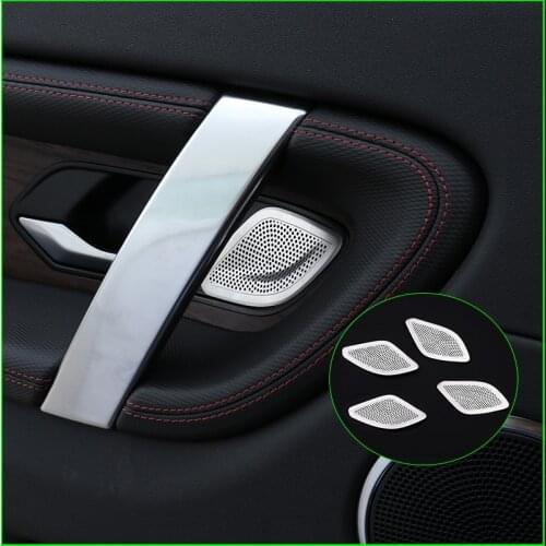 Door Horn Mesh Used for Land Rover Discovery Sport 2020 Aluminum Alloy Inner Handle Mesh Cover Car Interior Accessories