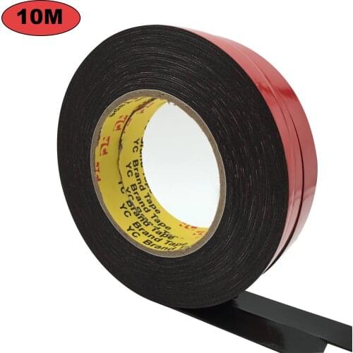 Pe Sponge double-sided adhesive tape strong foam high viscosity buffer red film black adhesive tape 2mm thick