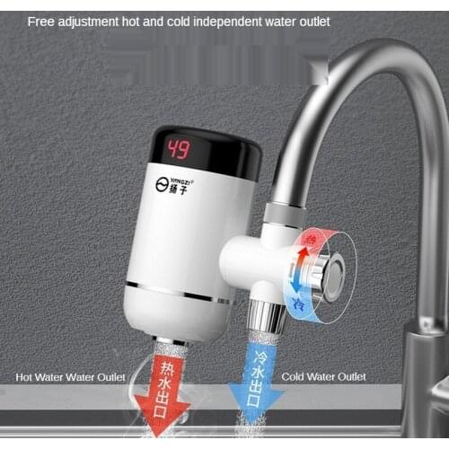Free installation of electric hot water faucet instant hot water type small kitchen tap water hot water purifier household