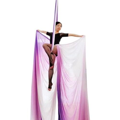 PRIOR FITNESS Aerial Yoga Hammock Fitness High Quality 12Yards/11Meters 100% Nylon Yoga Fabric By Dance Yoga exercise