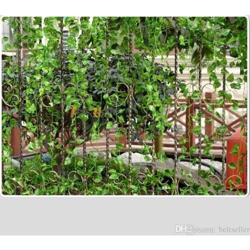 Artificial Silk Plastic Wall Hanging Plant Vine Flower Rattan Craft Ornament Supplies For Wedding Home Garden Decorations 120pcs