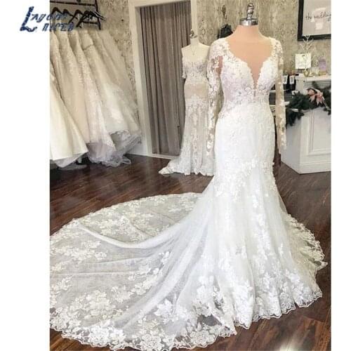 LAYOUT NICEB Long Wedding Dresses