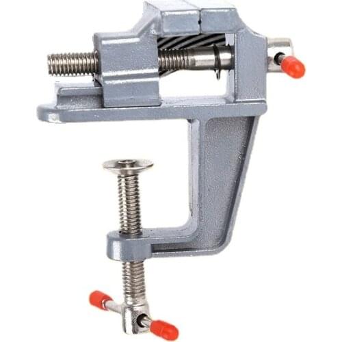 35mm mini aluminum alloy table vise woodworking flat table vise small vise hardware tools