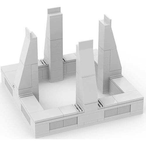 MOC 21039 Saturn V Launch Platform Bracket Stand Building Blocks For 05007 75105 Ultimate Rocket Support Kid Toys Birthday Gifts