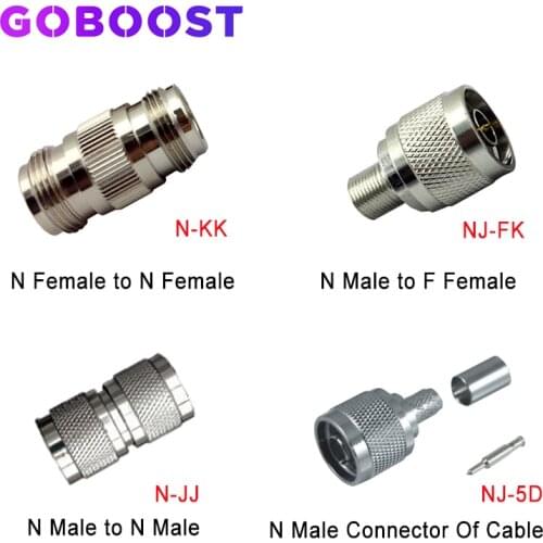 NJ-FK 5D Connector RF Coaxial Adapter N female to N female or N Male Connector to F female for cellular ampifier signal booster