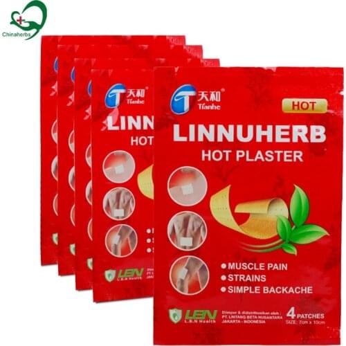 40 Pcs/10 Bags Chinese Tianhe Capsicum Plaster Artritis Reumatoide Gout Pain Relief Patch Muscle Back Knee Joint Ache Adhesive