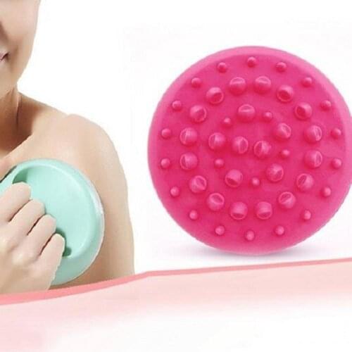 Bath Exfoliat Brush Handheld Body Scalp Massage Brush Washing Shower Hair Comb Mini Body Slimming Massage Comb
