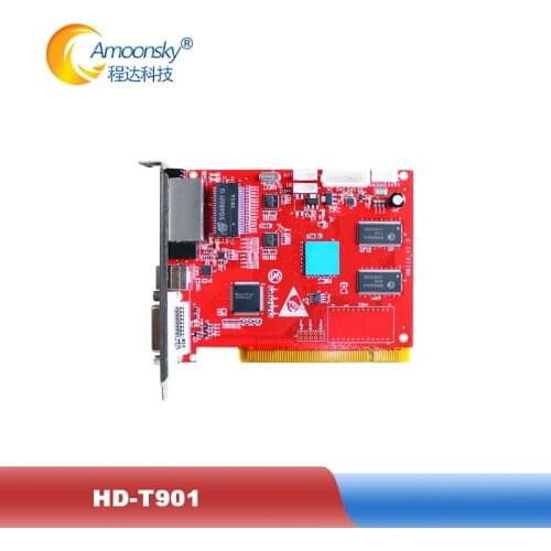 Huidu LED display control system HD-T901 Synchronous sending card for outdoor led video wall HD resolution