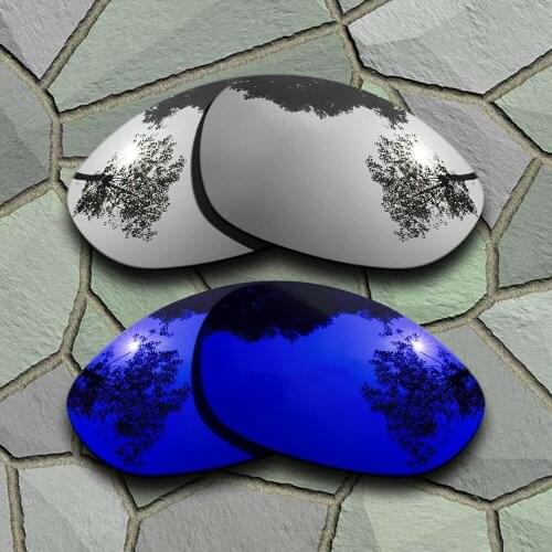 Chrome&Violet Blue Sunglasses Polarized Replacement Lenses for Oakley X Metal XX