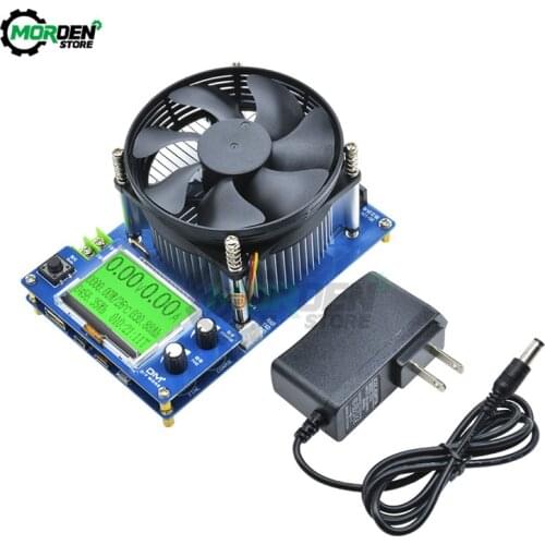 150W 10A Lead-Acid Lithium BatteryTester 2.2Inch LCM Adjustable Constant Current Electronic Load Discharge Capacity Meter Tester