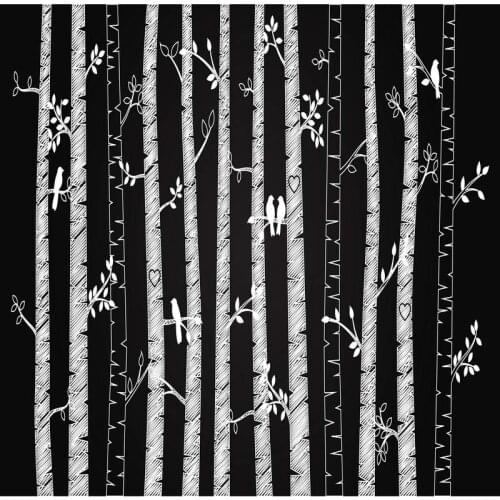 TR 5X7ft Hot Sales Art fabric Photography Backdrop Birds and Trees Newborns Children Photo Background Portrait Drops Fotografia