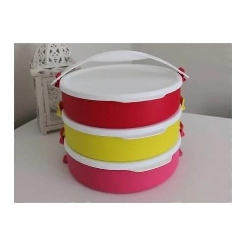 Tupperware Traveler Set 3 Pcs Round