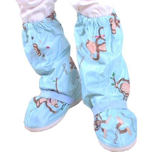 Outdoor Waterproof Shoe Cover Rain Cover for Kids Girl Boy Shoe Protector Reusable for Children Cute Wear-Resistant Bottom Cases